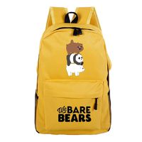 Mzshubao We Bare Bears Backpack-Kids School Backpack Lightweight School Bags Laptop Bag-Backpack for Outdoor,Travel