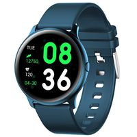 Pard Kids Smart Watch, Ultra Thin Big Screen Fitness Tracker, Heart Rate Blood Pressure Spo2 Monitor for Android iOS, Blue