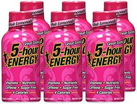 5 Hour Energy Drink Shot, Pink Lemonade, 6 Count