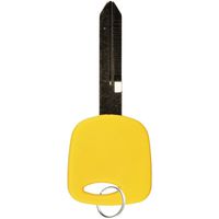 KeylessOption Transponder Chip Key Blank Replacement for 4C - Yellow