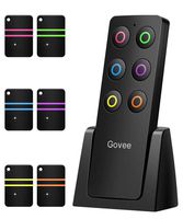 Key Finder, Govee Wireless RF Item Locator Item Tracker with Remote, 1 RF Transmitter and 6 Receivers for Keychains, Phone, Car Keys, Wallet, Pets