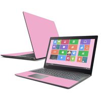 Mightyskins Skin Compatible with Lenovo Ideapad 320 15" (2017) - Solid Pink | Protective, Durable, and Unique Vinyl Decal Wrap Cover | Easy to Apply, Remove, and Change Styles | Made in The USA
