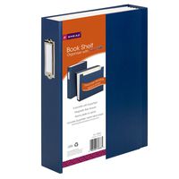 Smead SuperTab Bookshelf Organizer, 6 pockets, Letter Size, Monaco Blue (70867)