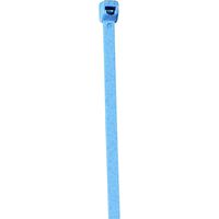 BOX USA BCTMD25 Metal Detectable Cable Ties, 40#, 8", Blue (Pack of 100)