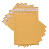 Sales4Less #00 Kraft Bubble Mailers 5x10 Inches Shipping Padded Envelopes Self Seal Waterproof Cushioned Mailer 50 Pack