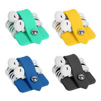 SITAKE 4 Pcs Headphones and Earphone Cord Organizer Holder, Earbuds Straps Holder, Headset Wrap Winder and Cord Manager Cable Winder, Keep the Cords and USB Cable Wires from Getting Tangled