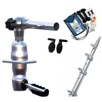 TACO Grand Slam 280 Package w/15' Silver/Silver Poles, Premium Rigging Kit & Line Caddy