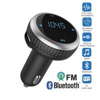 Bluetooth 4.2 FM Transmitter Wireless MP3 TF Radio Adapter USB Charger Car Kit 2