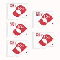 MENGMI Micro SD Card 16GB Class 10 U3 TF Card microSDHC Memory Card of 5 Pack with SD Adapter for Samsung Phone,Camera,Tablet,Phone,Nikon,Canon - 5 Pack(U3 16GB)