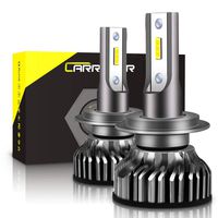 H7 LED Headlight Bulb, CAR ROVER 50W 10000Lumens Extremely Bright 6000K CSP Chips Conversion Kit