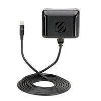 SCOSCHE I2H12A StrikeBase 12W Wall Quick Charger with 3-Foot MFi Certified Lightning Cable Attached