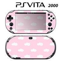 Skin Decal Cover Sticker for Sony PlayStation PS Vita Slim (PCH-2000) - Pink Cloud
