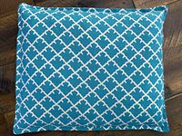 Corn Filled Heating Pack and Cold Pack Wrap, Microwaveable, 100% Cotton 8” x 10” (8” x 10”, Teal Medallion)