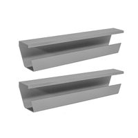 WireTamer Cable Management Tray (2 Pack, Grey)