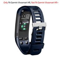Band for Garmin Vivosmart HR, Soft Adjustable Silicone Replacement Wristband Sport Watch Band Accessory for Garmin Vivosmart HR (No Tracker, for Garmin Vivosmart HR Only)