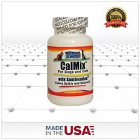 Kala Health Calmix for Dogs & Cats, 45 Chewable Calming Tablets. Contains L-Theanine (Suntheanine), Valerian Powder & Taurine, Helps Pets Cope with Separation Anxiety, Loud Noises, Fireworks & Thunder