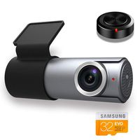 Goluk T1 3G FHD 1080P 152° WDR Car Dash Cam for Real Time Video Sharing, Motion Detection, with 32G TF Card,Time-Lapse, Parking Monitor Loop Recording