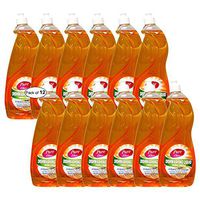 Pure Dishwashing Liquid Fresh Orange Scent(1L) (Pack of 12)