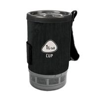 Jetboil 1-Liter FluxRing Tall Spare Cup for Jetboil Camping Cooking Systems, Carbon