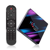Android 9.0 TV Box, H96 Max by Raxxio with 4GB RAM 64GB ROM, 3318 4K Smart Set Top Box Equipped RK3318 Quad-Core Processor 64bit Support 3D/2.4G/5G Dual WiFi/H.265/BT 4.0/USB3.0 [2019 Newest]