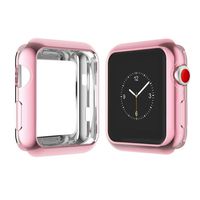 Icesnail Apple Watch Case for Series 3, Series 2, Series 1 38mm, Apple Watch Plate Soft Slim Protective Cover Bumper for iWatch Nike+, Sport, Edition All Models (Rose, 38mm)