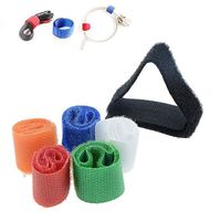 Saim Cable Management Cloth Straps Hook, Self Gripping Cable Ties Loop, Special Design Wire Organizer, Pack of 10