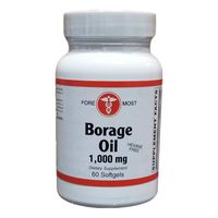 Borage Oil, 1000mg, 60 Softgels