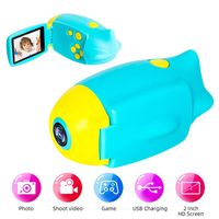 SEREE Kids Camera Childrens Camera with 2.0 inch HD Screen and Games Rechargeable Kid Video Camera Children Digital Cameras for Boys Girls