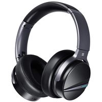 Active Noise Cancelling Headphones - SHIVR 3D Bluetooth Headphones w/Immersive Audio, Wireless Over Ear Headphones w/Microphone, Built-in Gyroscope Smart Play/Pause, Ambient Sound Mode 20H Playtime