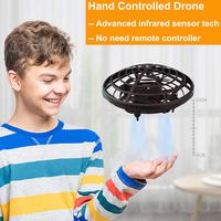 BOMPOW Boys Toys for Kids Mini Drones Hand Controlled Flying Ball Toys 3 4 5 6 7 8 9 10