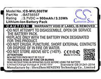 Cameron Sino 900mAh Battery Compatible with Motorola CLS1000, CLS1100, CLS1110, CLS1114, CLS1410, CLS1415, CLS1450, CLS1450CB, CLS1450CH, VL120, VL50