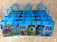 12pcs Monster University Treat Bags Goodies Bags Party Favor Birthday Gift Bags