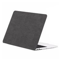 TOP CASE MacBook Pro 13 inch Case 2019 2018 2017 2016 Release A2159 A1989 A1706 A1708, Canvas Soft-Touch Series Rubberized Hard Case Compatible MacBook Pro 13" W/WO Touch Bar - Dark Gray