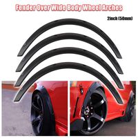 Ruien Universal Fender Flares Over Wide Body Wheel Arches 4pcs 2inch (50mm)