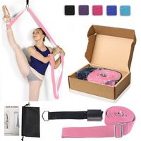 Price Xes Door Flexibility & Stretching Leg Strap - Great for Ballet Cheer Dance Gymnastics or Any Sport Leg Stretcher Door Flexibility Trainer Premium Stretching Equipment (Pink)