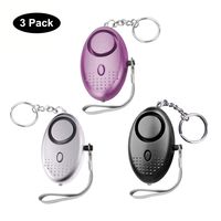 FARCTRL Safe Sound Personal Alarm for Women, 3 Pack 140DB Emergency Self Defense Security Alarm Keychain with LED Flashlight for Women Seniors Kids and Elders Safety