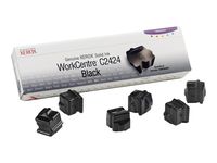 Genuine Xerox Black Solid Ink Sticks for the WorkCentre C2424 (6 per box), 108R00664