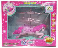 Flying Pink Unicorn Drone Self Hovering Helicopter Aircraft Toy