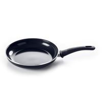 GreenLife CW002046-002 Healthy Nonstick Dishwasher Oven Safe Sta Soft Grip Diamond Reinforced 12" Ceramic Non-Stick Open Frypan, Inch, Black