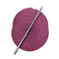 TOFL Highland Group, Baseball and Softball Glove Lace Kit, 2 Leather Laces, Leather Lacing Needle (Peach Blow)