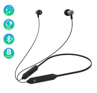 [Newest 2019] Bluetooth Earbuds, Fantany Ultra Slim Mini in-Ear Headphones with Mic aptX Magnetic Light Neckband Earphones for Sports Runners