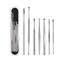 Wxnnx 7 Pcs Ear Pick Earwax Removal Kit, Medical Grade Stainless Steel Ear Cleaning Tool, with Storage Box