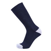 Enerwear 10P Pack Men's Cotton Moisture Wicking Extra Heavy Cushion Crew Socks (10-13/shoe size 6-12 (10 Pair), Navy Blue)