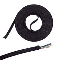 YXQ 1/2 inch Expandable Braid Sleeving Wire Sheathing Cable Management Organizer Nylon Cover Sleeve Wrap 30.5M Long
