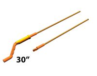 FlexiSnake Drain Weasel MAX  Sink Snake - Drain Clog Remover Kit Includes Rotating Handle and 2 Micro-Hook Refill Wands-Thin, Flexible and Easy to Use-Safe for Most Drains & Grates-Made in USA 30-Inch