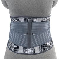 OTC Lumbosacral Back Brace, Theratex Spinal Medium Support, Gray (Soft Splint), Large