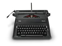 Manual Typewriter black