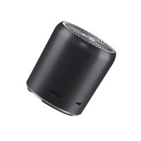 EWA Mini Metal Bluetooth Speaker A107, True Wireless Stereo(TWS), Bass Radiator Enhance Impactive Bass, Powerful HD Sound and 8 Hours Playtime(Gray)