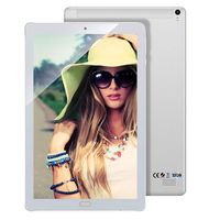 Padgene 10" Tablet PC, Android 7.0 Quad Core Phablet, 2GB RAM 32GB ROM(Up to 64GB Storage) Dual Camera & Box Speakers, 1280800 HD IPS Display, Wi-Fi Bluetooth YouTube