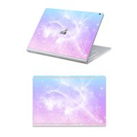 MasiBloom 2 in 1 Protector Sticker Decal Protective Laptop Cover Skin for 13.5" 13.5 inch Microsoft Surface Book 2 (2017 Released) (for 13.5" Surface Book 2, Dream Nebula)